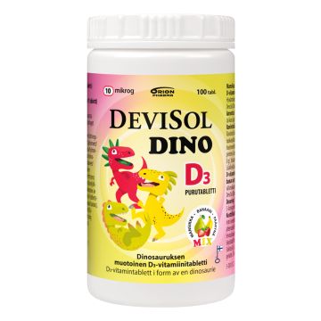 Devisol Dino mix 10 mikrog 100 purutabl