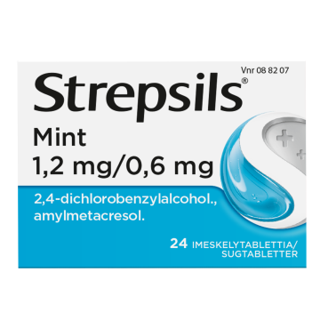STREPSILS MINT imeskelytabletti 1,2/0,6 mg 24 fol