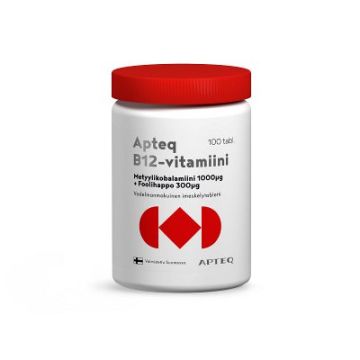 Apteq B12 metyylikobalamiini 1000 µg 100 tabl