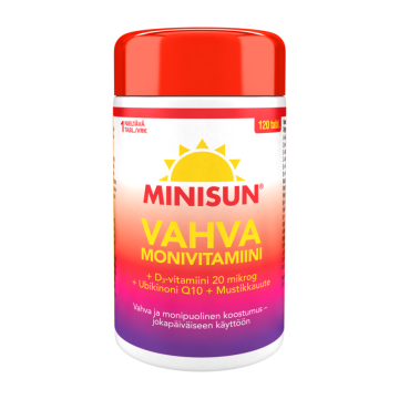 Minisun monivitamiini Vahva 120 tabl