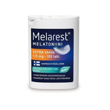 MELAREST MELATONIINI EXTRA VAHVA MINT 1,9 MG 100 tabl