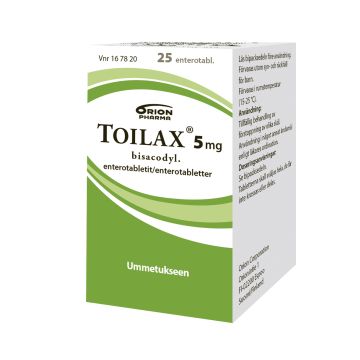 TOILAX enterotabletti 5 mg 25 kpl