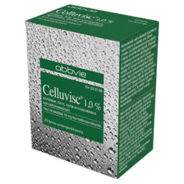 CELLUVISC silmätipat, liuos, kerta-annospakkaus 1 % 30 x 0,4 ml