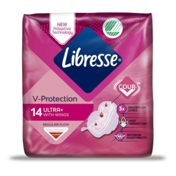 Libresse Ultra Normal Wing kuukautisside 14 kpl