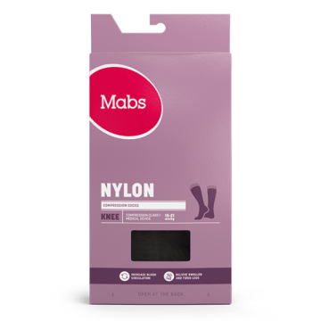 Mabs Nylon tukisukka black XL 1 pari
