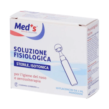 MEDS Fysiologinen suolaliuos NaCL 0,9 % 10 x 2 ml