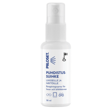 Piiloset puhdistussuihke linsseille 50 ml