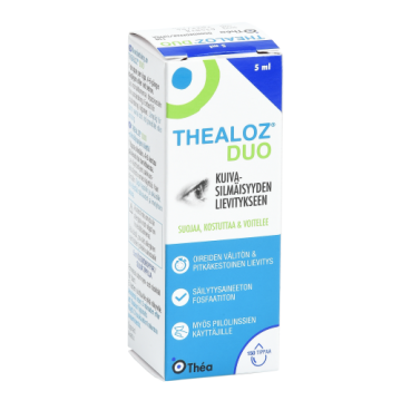 Thealoz Duo silmätippa, säilytysaineeton 5 ml