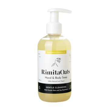 RimitaOats Hand & Body Soap sitruunaruoho 250 ml
