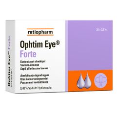 OPHTIM EYE FORTE 0,4% SILMÄTIPAT PIPETIT 20 X 0,5 ML