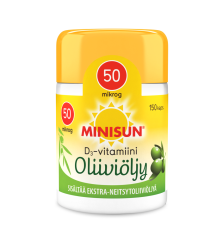 Minisun D-vitamiini Oliiviöljy 50 mikrog 150 KPL