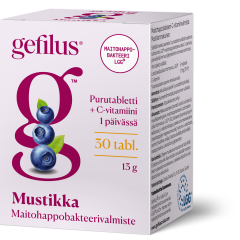 Gefilus Mustikka purutabletti 30 kpl