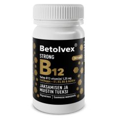 Betolvex Strong 1,25 mg B12-vitamiini 30 kaps