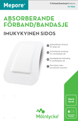 Mepore kiinnittyvä sidos 9x15 cm 5 kpl
