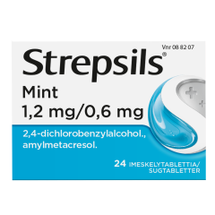 STREPSILS MINT imeskelytabletti 1,2/0,6 mg 24 fol