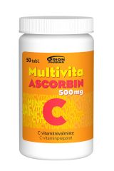 MULTIVITA ASCORBIN 500MG 50 TABL