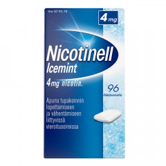 NICOTINELL ICEMINT 4 mg lääkepurukumi 96 fol