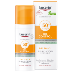 Eucerin Sun Gel-Cream Oil Control SPF50+ pullo 50 ml
