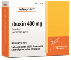 IBUXIN jauhe 400 mg 10 kpl