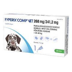 FYPERIX COMP VET 268/241,2 mg paikallisvaleluliuos (suurille koirille)2,68 ml