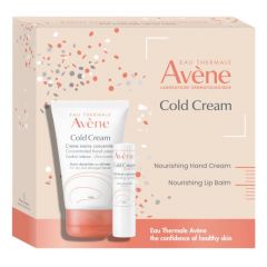 Avene Cold cream hands&lip lahjapakkaus 2022 50ml+4g
