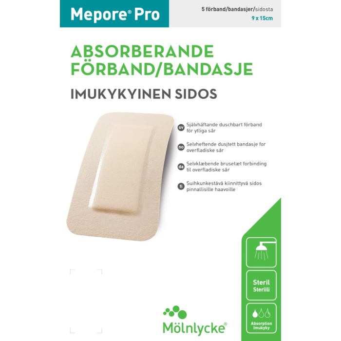 Mepore Pro 9x15cm haavasidos - Rotuaarin apteekki                            