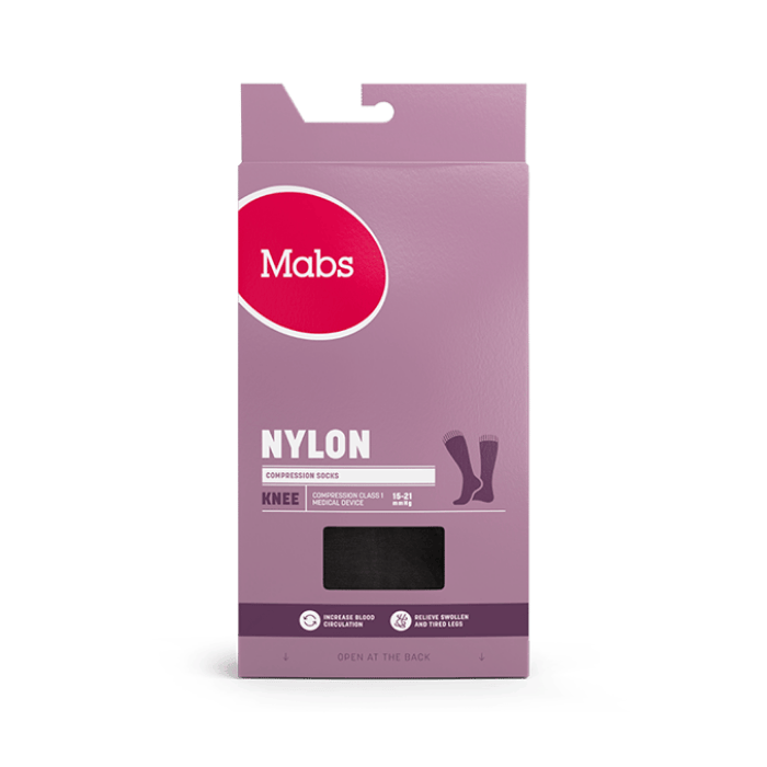 Mabs Nylon tukisukka black XL - Rotuaarin apteekki                            