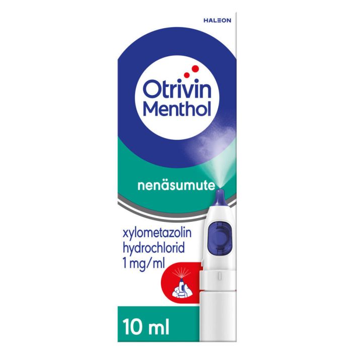  Otrivin Menthol nenäsumute 10 ml - Rotuaarin verkkoapteekki                           