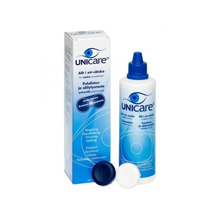 Unicare All-in-one liuos 240 ml - Rotuaarin verkkoapteekki                            