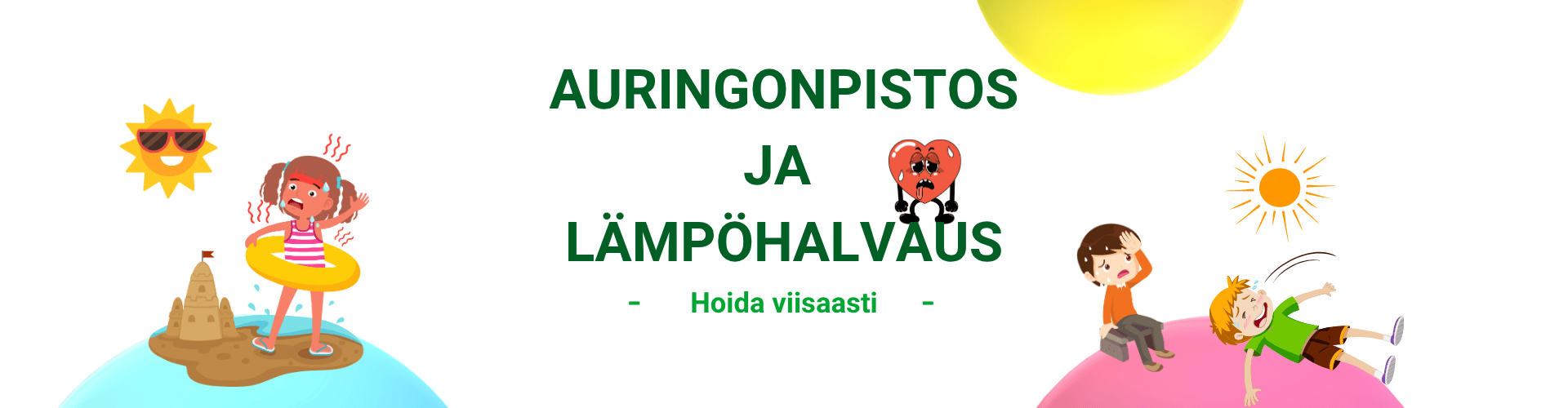 Auringonpistoken ja lämpöhalvauksen hoito - Rotuaarin apteekki