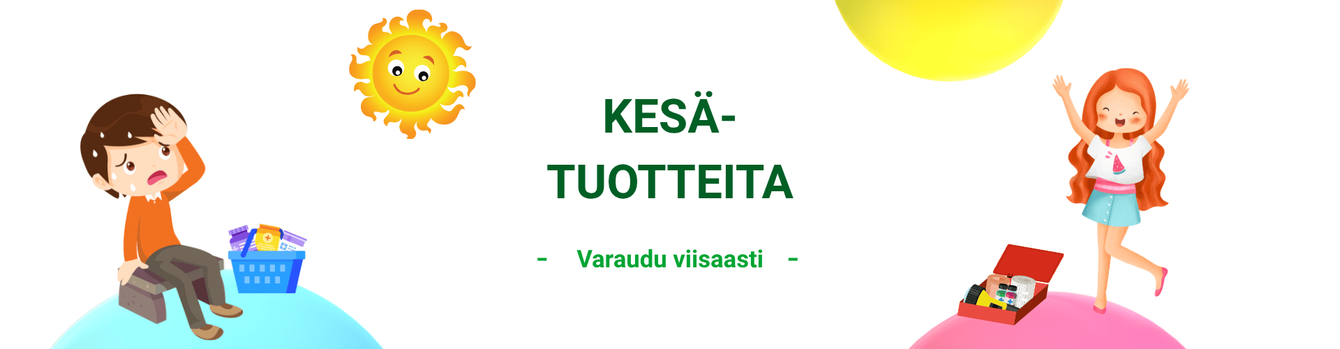 Kesätuotteet kaikkiin tarpeisiin - Rotuaarin verkkoapteekki