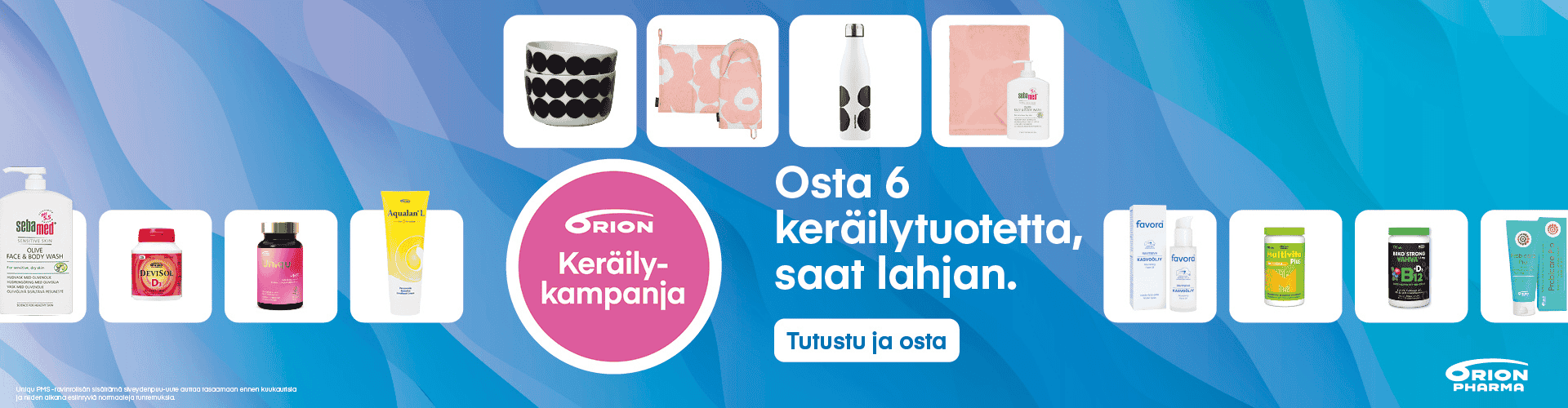 Orionin keräilykampanja menossa taas - Rotuaarin verkkoapteekki